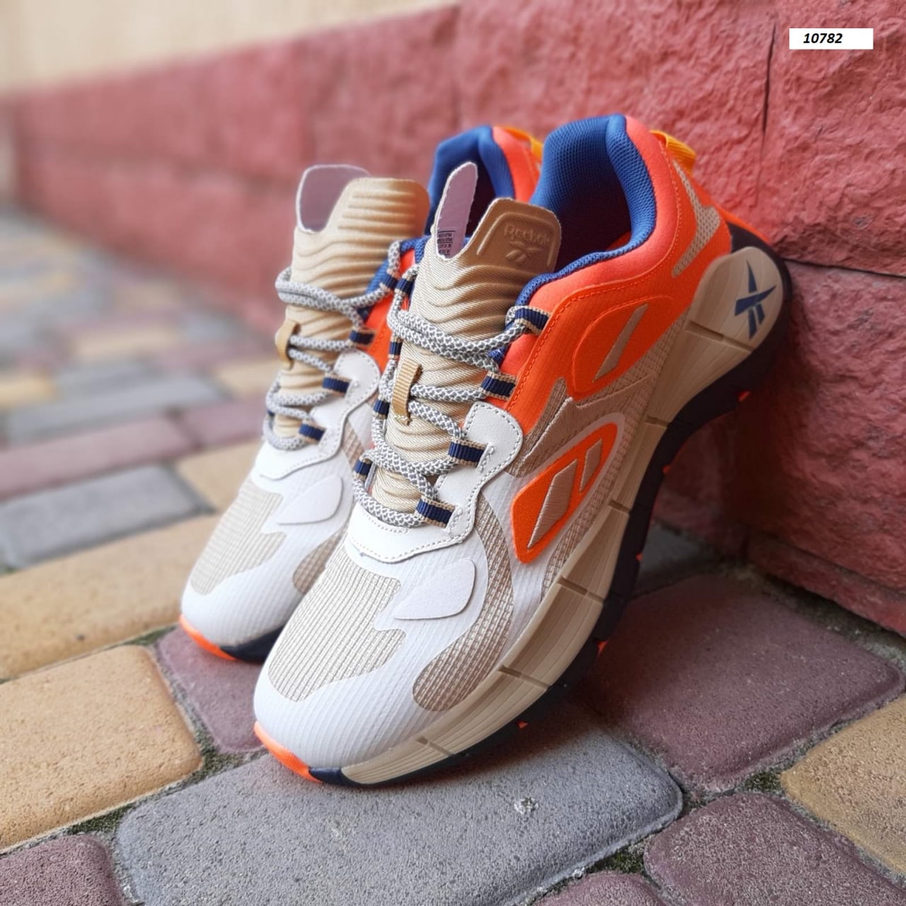 Кроссовки Reebok ZIG KINETICA II CONCEPT 1 текстильные бежевые демисезонные повседневные спортивная обувь
