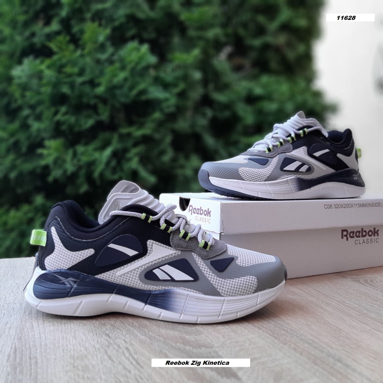 Кроссовки Reebok Zig Kinetica цветные мужские демисезонные модные повседневные на шнуровке спортивная обувь