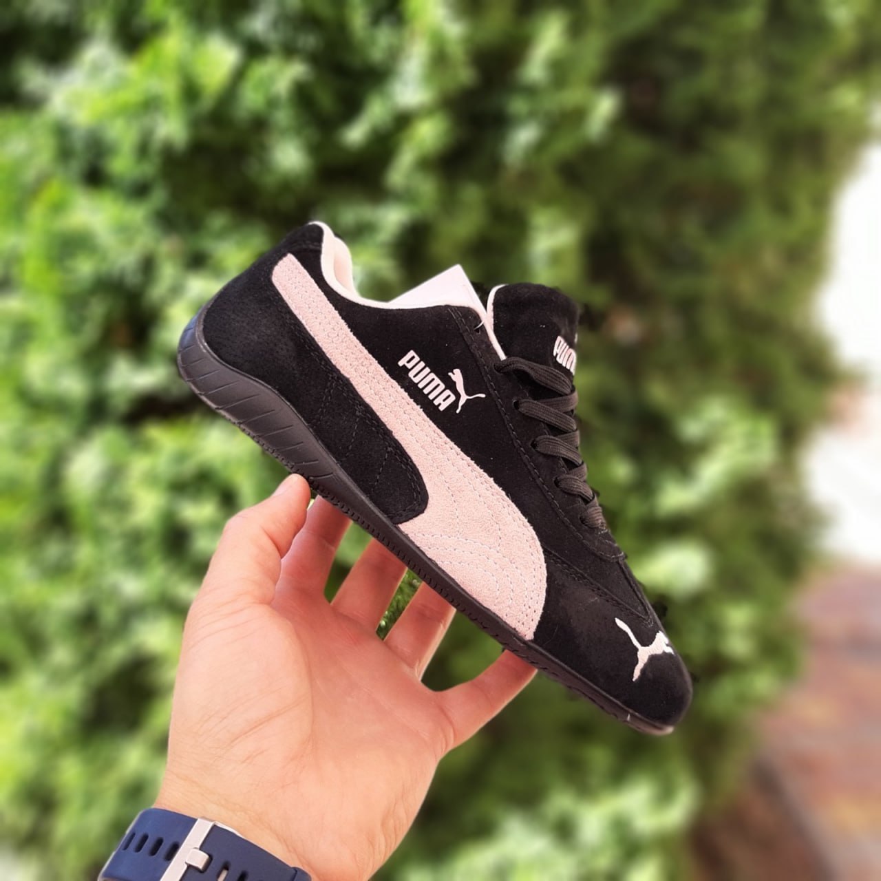 Puma Speedcat OG черные с пудрой для ходьбы